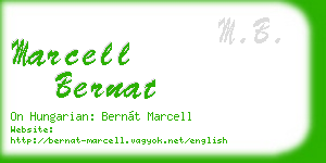 marcell bernat business card